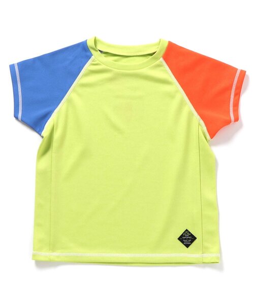 BREEZE（ブリーズ）の「【UVカット/ベビー＆キッズ】半袖ラッシュガード（ラッシュガード・キッズ・ライトグレー/ライム・80/90/100/110/120/130/140）」の10枚目の写真