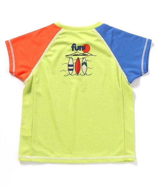 BREEZE（ブリーズ）の「【UVカット/ベビー＆キッズ】半袖ラッシュガード（ラッシュガード・キッズ・ライトグレー/ライム・80/90/100/110/120/130/140）」の12枚目の写真