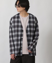 LAKOLE | オンブレチェックメッシュカーディガン / 319427(カーディガン/ボレロ)