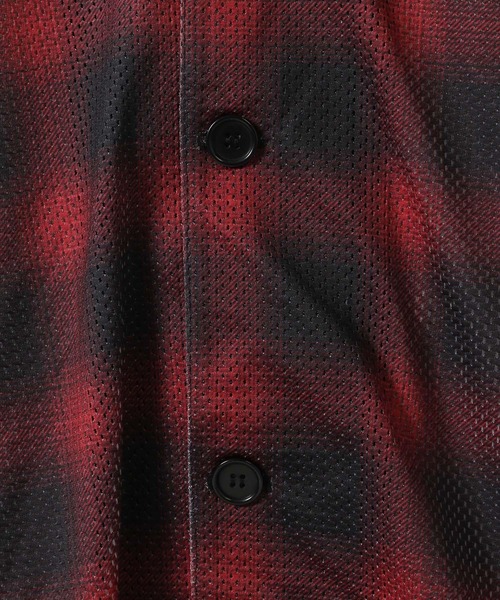 LAKOLE（ラコレ）の「オンブレチェックメッシュカーディガン / 319427（カーディガン/ボレロ・メンズ・ブラック/ブルー/マルーン・LARGE/MEDIUM）」の10枚目の写真