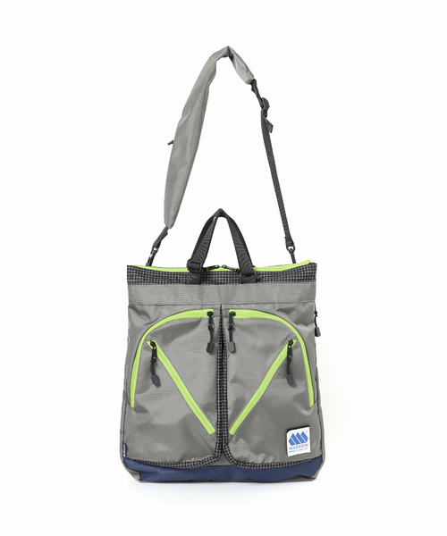 MADDEN(メデン)の「MADDEN /メデン 別注 マルチウェイ ヘルメットバッグ(ハンドバッグ・メンズ・チャコールグレー/ブラック・FREE)」の5枚目の写真