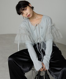 Tulle frill tops チュールフリルトップス