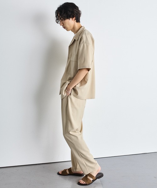 SHIPS.me(シップスミー)の「【ZOZO限定】SHIPS.me:【セットアップ対応】イージーワイドアンクルシェフパンツ(その他パンツ・メンズ・ライトブルー/ベージュ/ネイビー/オリーブ・S-Regular/S-Short/XS-Regular/XS-Short/XL-Regular/XL-Short/L-Regular/L-Short/M-Regular/M-Short)」の8枚目の写真