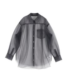 OUNNOUN | 【OUNNOUN】チュールレイヤードシャツ(シャツ/ブラウス)