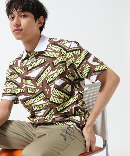 ジャックバニー　ハニカムメッシュ 半袖ポロシャツ　サイズ2 ハニカムメッシュ半袖ポロシャツ | Jack Bunny!!（ジャック