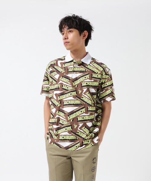 ジャックバニー　ハニカムメッシュ 半袖ポロシャツ　サイズ2 ジャックバニー ハニカムメッシュ 半袖ポロシャツ サイズ2