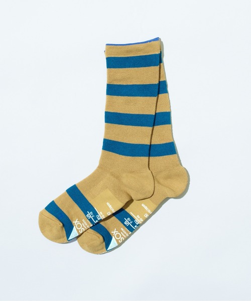 ANDSOX(アンドソックス)の「【ANDSOX】SUPPORT PILE CREW アンドソックス サポート パイル クルー(ソックス/靴下・メンズ・ブラック/グレー×ホワイト/オリーブ/オフホワイト/ベージュ系1/ブルー/スカイブルー系1/ホワイト×ネイビー/チャコール/ネイビー/ブルー系1/ピンク系1/オレンジ系1/ブラック×ホワイト・S/M)」の8枚目の写真