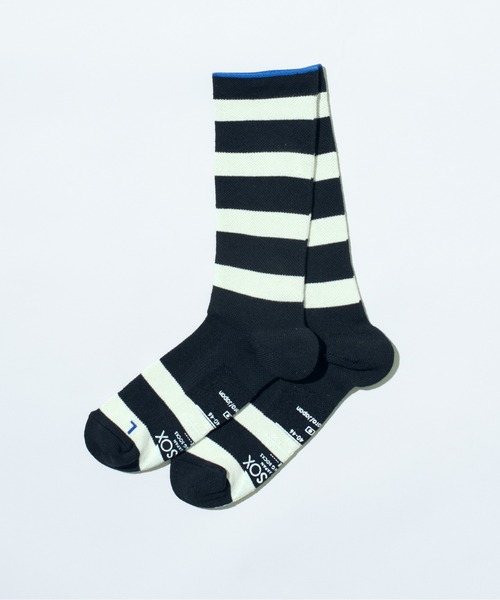 ANDSOX(アンドソックス)の「【ANDSOX】SUPPORT PILE CREW アンドソックス サポート パイル クルー(ソックス/靴下・メンズ・ブラック/グレー×ホワイト/オリーブ/オフホワイト/ベージュ系1/ブルー/スカイブルー系1/ホワイト×ネイビー/チャコール/ネイビー/ブルー系1/ピンク系1/オレンジ系1/ブラック×ホワイト・S/M)」の5枚目の写真