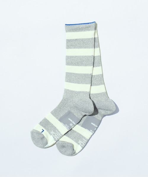 ANDSOX(アンドソックス)の「【ANDSOX】SUPPORT PILE CREW アンドソックス サポート パイル クルー(ソックス/靴下・メンズ・ブラック/グレー×ホワイト/オリーブ/オフホワイト/ベージュ系1/ブルー/スカイブルー系1/ホワイト×ネイビー/チャコール/ネイビー/ブルー系1/ピンク系1/オレンジ系1/ブラック×ホワイト・S/M)」の6枚目の写真