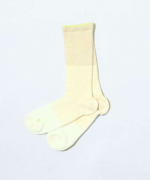 ANDSOX(アンドソックス)の「【ANDSOX】SUPPORT PILE CREW アンドソックス サポート パイル クルー(ソックス/靴下・メンズ・ブラック/グレー×ホワイト/オリーブ/オフホワイト/ベージュ系1/ブルー/スカイブルー系1/ホワイト×ネイビー/チャコール/ネイビー/ブルー系1/ピンク系1/オレンジ系1/ブラック×ホワイト・S/M)」の2枚目の写真