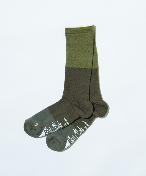 ANDSOX(アンドソックス)の「【ANDSOX】SUPPORT PILE CREW アンドソックス サポート パイル クルー(ソックス/靴下・メンズ・ブラック/グレー×ホワイト/オリーブ/オフホワイト/ベージュ系1/ブルー/スカイブルー系1/ホワイト×ネイビー/チャコール/ネイビー/ブルー系1/ピンク系1/オレンジ系1/ブラック×ホワイト・S/M)」の9枚目の写真