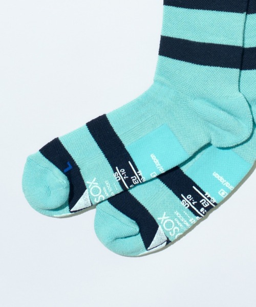 ANDSOX(アンドソックス)の「【ANDSOX】SUPPORT PILE CREW アンドソックス サポート パイル クルー(ソックス/靴下・メンズ・ブラック/グレー×ホワイト/オリーブ/オフホワイト/ベージュ系1/ブルー/スカイブルー系1/ホワイト×ネイビー/チャコール/ネイビー/ブルー系1/ピンク系1/オレンジ系1/ブラック×ホワイト・S/M)」の18枚目の写真