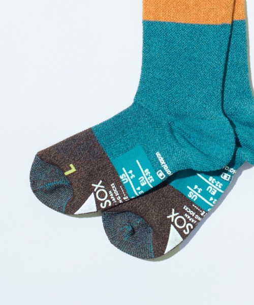 ANDSOX(アンドソックス)の「【ANDSOX】SUPPORT PILE CREW アンドソックス サポート パイル クルー(ソックス/靴下・メンズ・ブラック/グレー×ホワイト/オリーブ/オフホワイト/ベージュ系1/ブルー/スカイブルー系1/ホワイト×ネイビー/チャコール/ネイビー/ブルー系1/ピンク系1/オレンジ系1/ブラック×ホワイト・S/M)」の15枚目の写真