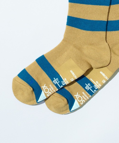 ANDSOX(アンドソックス)の「【ANDSOX】SUPPORT PILE CREW アンドソックス サポート パイル クルー(ソックス/靴下・メンズ・ブラック/グレー×ホワイト/オリーブ/オフホワイト/ベージュ系1/ブルー/スカイブルー系1/ホワイト×ネイビー/チャコール/ネイビー/ブルー系1/ピンク系1/オレンジ系1/ブラック×ホワイト・S/M)」の22枚目の写真