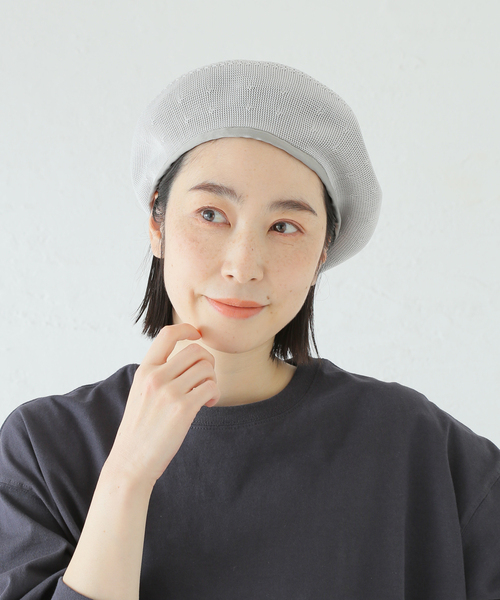 セール】KIJIMA TAKAYUKI POLY KNIT BERET EKN-002A：ベレー帽