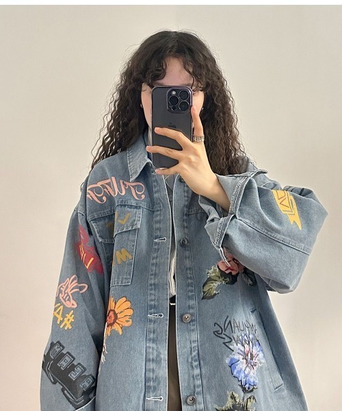 【美品】リンカブル☆デニムオーバージャケット notch.｜オーバーサイズデニムジャケット | Rakuten Fashion