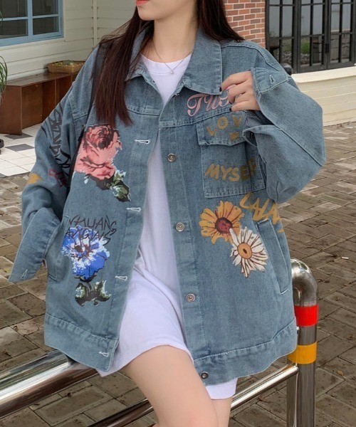 倖田來未 デニムジャケット 『DENIM JACKET -monsteR-』