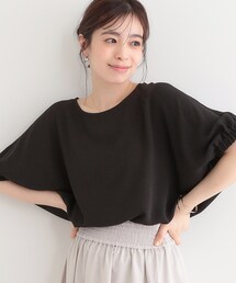 DRESKIP | 【UV/接触冷感/洗濯後しわになりにくい/5分袖】さらさら ドルマントップス(シャツ/ブラウス)