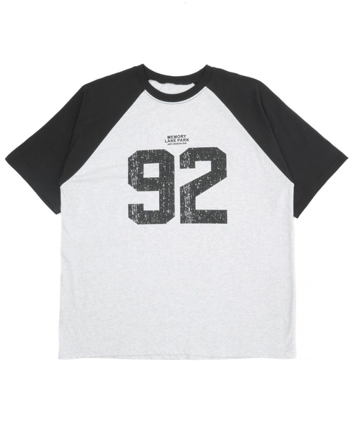 Figments（フィグメンツ）の「ナンバリングラグランビッグＴ（Tシャツ/カットソー・レディース・チャコールグレー/杢グレー・FREE）」の9枚目の写真