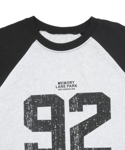 Figments（フィグメンツ）の「ナンバリングラグランビッグＴ（Tシャツ/カットソー・レディース・チャコールグレー/杢グレー・FREE）」の12枚目の写真