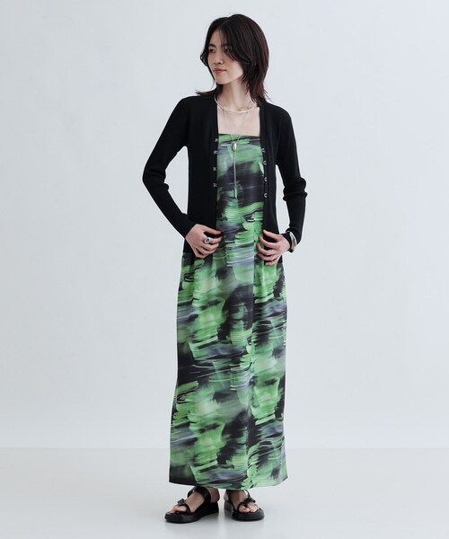 GALLEST（ギャレスト）の「ナローリブカーディガン（カーディガン/ボレロ・レディース・ホワイト/ブラック/グレー系4・38）」の14枚目の写真