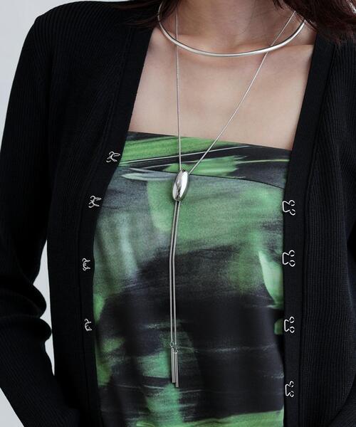 GALLEST（ギャレスト）の「ナローリブカーディガン（カーディガン/ボレロ・レディース・ホワイト/ブラック/グレー系4・38）」の17枚目の写真