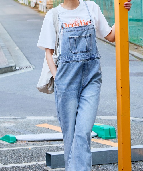 GORGE(ゴージ)の「《華奢ストラップ×美シルエット》レディース デニムキャミサロペット 体型カバー 春夏秋(サロペット/オーバーオール・レディース・ライトブルー/その他6・F)」の13枚目の写真