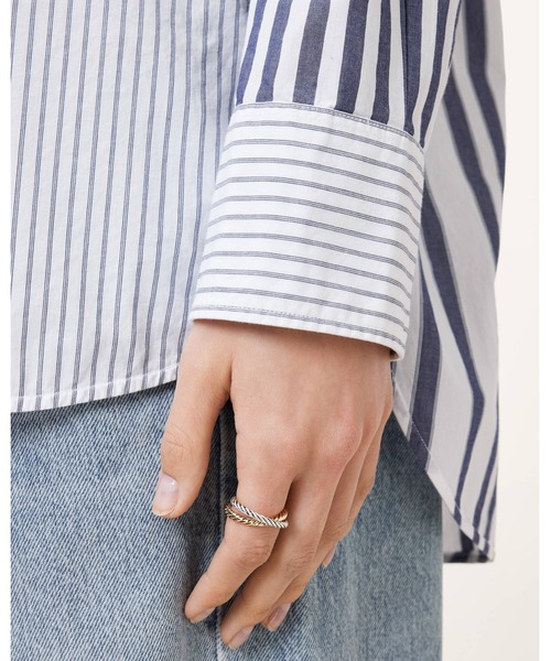 allsaints　オ－ルセインツ　リング　袋付き セール】BECK ROPE RING SET | BECK ロープ リング セット