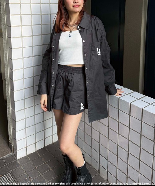 EXAMPLE BASEBALL SHIRT SHORT PANTSセットアップ EXAMPLE BASEBALL SHIRT SHORT PANTSセットアップ トップス