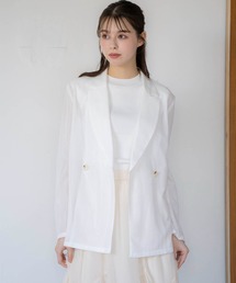 NOELA | メッシュダブルジャケット(テーラードジャケット)
