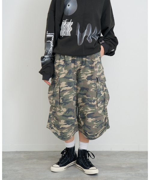 JOINT WORKS（ジョイントワークス）の「追加カモフラ柄ハーフカーゴパンツ（その他パンツ・レディース・カーキ・LARGE/MEDIUM/SMALL）」の17枚目の写真