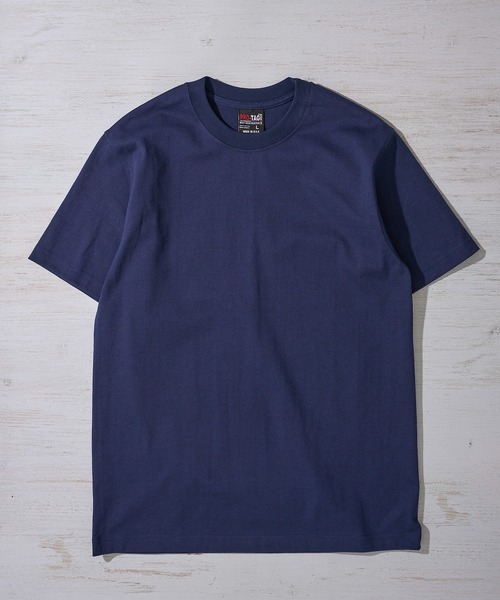 PRO・TAG(プロタグ)の「【PRO-TAG】Short Sleeve heavy T / ヘビーウェイト 半袖Tシャツ(Tシャツ/カットソー・メンズ・ホワイト/ブラック/グレー/ネイビー・SMALL/LARGE/X-LARGE/MEDIUM)」の4枚目の写真