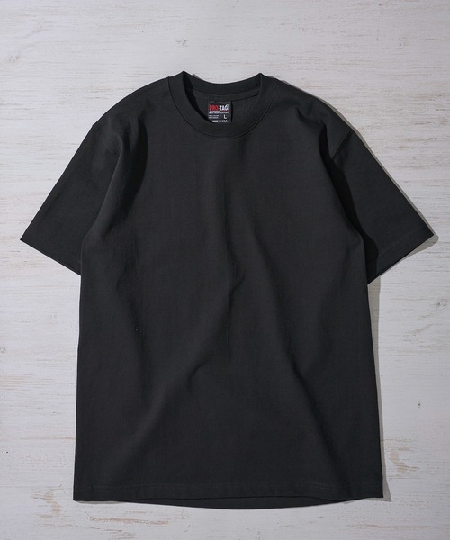 PRO・TAG(プロタグ)の「【PRO-TAG】Short Sleeve heavy T / ヘビーウェイト 半袖Tシャツ(Tシャツ/カットソー・メンズ・ホワイト/ブラック/グレー/ネイビー・SMALL/LARGE/X-LARGE/MEDIUM)」の1枚目の写真