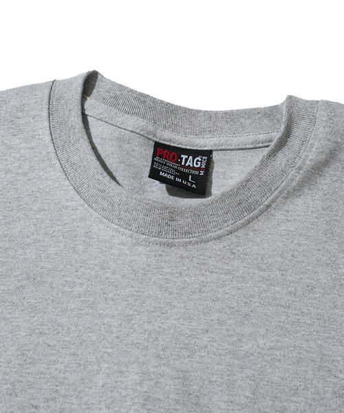 PRO・TAG(プロタグ)の「【PRO-TAG】Short Sleeve heavy T / ヘビーウェイト 半袖Tシャツ(Tシャツ/カットソー・メンズ・ホワイト/ブラック/グレー/ネイビー・SMALL/LARGE/X-LARGE/MEDIUM)」の13枚目の写真