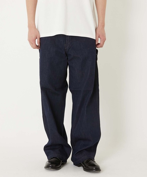 BLUE BLUE（ブルーブルー）の「PA01 セルビッチライトデニム ペインターパンツ（デニムパンツ・メンズ・インディゴブルー・SMALL/MEDIUM/LARGE/X-LARGE）」の8枚目の写真