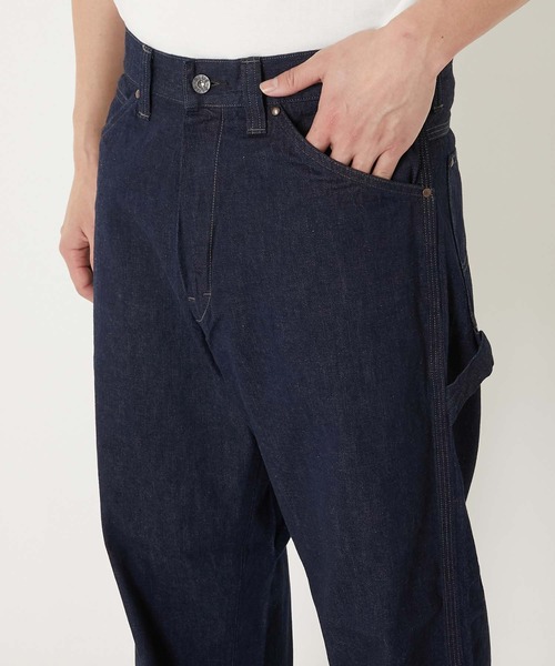 BLUE BLUE（ブルーブルー）の「PA01 セルビッチライトデニム ペインターパンツ（デニムパンツ・メンズ・インディゴブルー・SMALL/MEDIUM/LARGE/X-LARGE）」の5枚目の写真