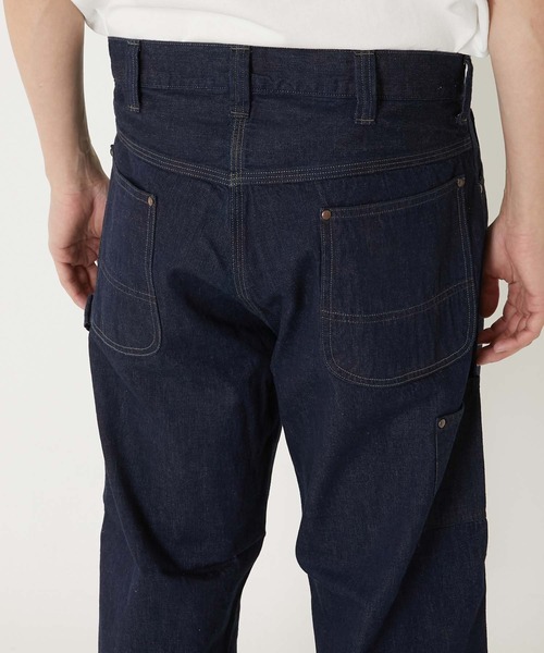 BLUE BLUE（ブルーブルー）の「PA01 セルビッチライトデニム ペインターパンツ（デニムパンツ・メンズ・インディゴブルー・SMALL/MEDIUM/LARGE/X-LARGE）」の4枚目の写真
