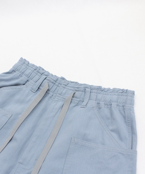 URCH RNA（アーチ アールエヌエー）の「R4324 綿麻サージのカーペンターパンツ（その他パンツ・レディース・ブルー/ベージュ/グレー・FREE）」の20枚目の写真