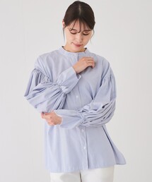 袖ボリュームシャツ