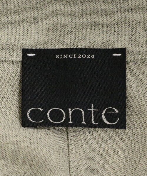 cotnte コンテ　ラウンドシルエットパンツ　ブラック　S(36)サイズ conte＞ラウンドシルエットパンツ（その他パンツ）｜conte