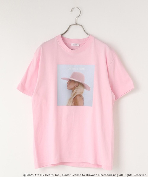 LOWRYS FARM（ローリーズファーム）の「ＧＡＧＡ　ＰＨＯＴＯ　ＴＥＥ　450080（Tシャツ/カットソー・レディース・チャコールグレー/ホワイト/ピンク/ホワイト系その他・FREE）」の4枚目の写真