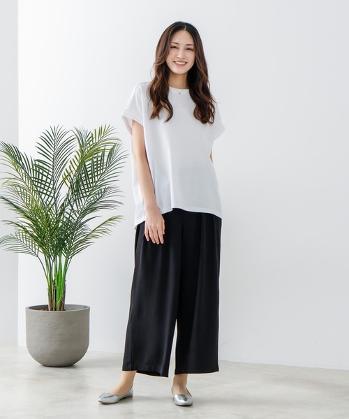 fort point(フォーポイント)の「【fort point:フォートポイント】2タックワイドパンツ(その他パンツ・レディース・ブラック/アイボリー/チャコールグレー・LARGE/MEDIUM)」の12枚目の写真