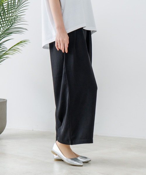 fort point(フォーポイント)の「【fort point:フォートポイント】2タックワイドパンツ(その他パンツ・レディース・ブラック/アイボリー/チャコールグレー・LARGE/MEDIUM)」の17枚目の写真