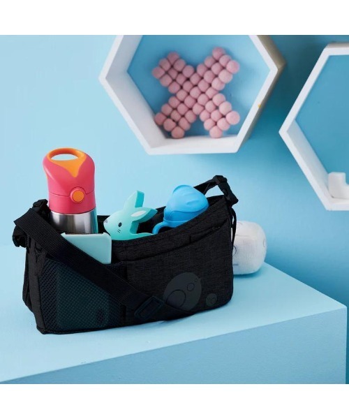b.box（ビーボックス）の「b.box/  Stroller organiser ストローラーオーガナイザー（ベビーカー用バッグ）（ベビーカー/ベビーカー用品・キッズ・ブラック/グレー・ONESIZE）」の14枚目の写真