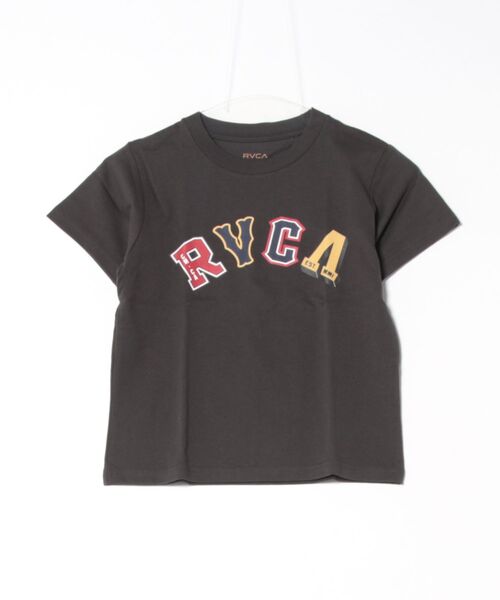 RVCA(ルーカ)の「【RVCA/ルーカ】24SS LETTERMAN SHORT SLEEVE TEE /ロゴ半袖Tシャツ(Tシャツ/カットソー・レディース・ブラック・MEDIUM/SMALL)」の5枚目の写真