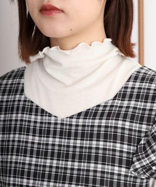 ブラウス パンツ セットアップ ギンガムチェックシースルーb8613 ブラウス パンツ セットアップ ギンガムチェック シースルー 青