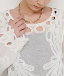 natural couture（ナチュラルクチュール）の「【LARUTA】ボリュームチェーンネックレス（ネックレス）」