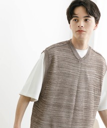 SENSE OF PLACE by URBAN RESEARCH | ミックスメランジVネックベスト(ベスト)