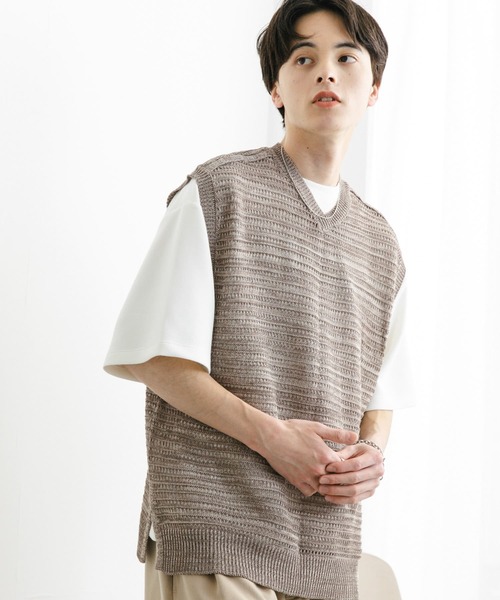 ベスト phenix（プラスフェニックス） ベスト ジレ 「SHIPS別注」+phenix:「撥