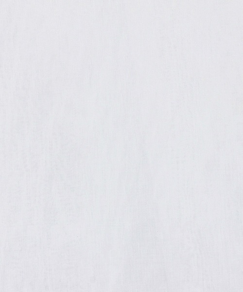 Andemiu（アンデミュウ）の「リネンライクシアーシャツ495423（シャツ/ブラウス・レディース・オフホワイト/ブラック/テラコッタ・FREE）」の10枚目の写真